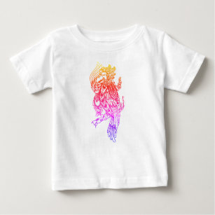 Baby T-Shirt Balinese Parrots Army colour