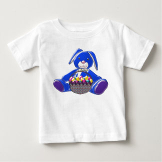 BABY T-SHIRT - BLUE EASTER BUNNY