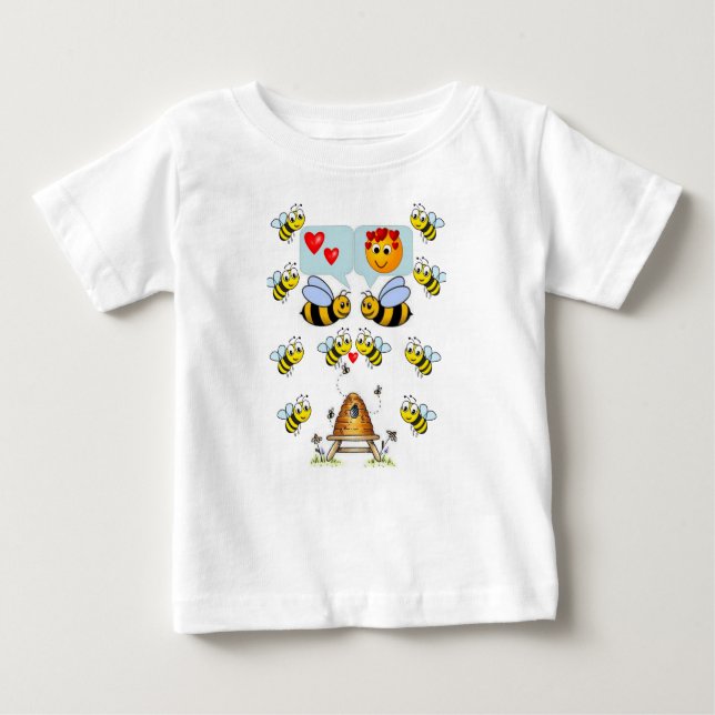Baby T-Shirt Bumblebee (Front)