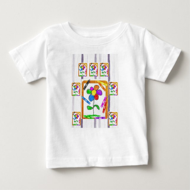 Baby T-Shirt Crayon (Front)