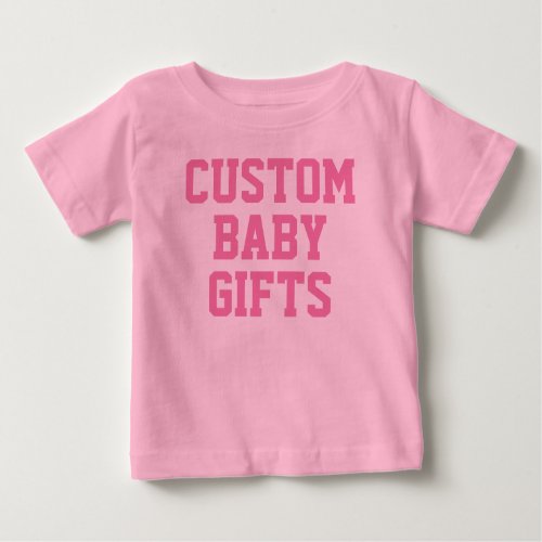 Baby T_Shirt Custom Baby Gifts Blank Template