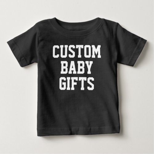 Baby T_Shirt Custom Baby Gifts Blank Template