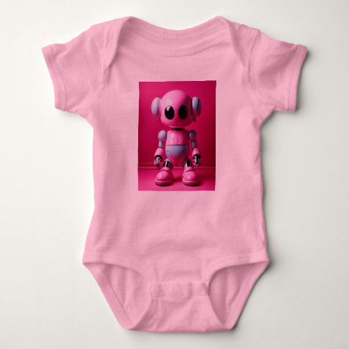 baby t_shirt featuring a robot design  Little Me Baby Bodysuit