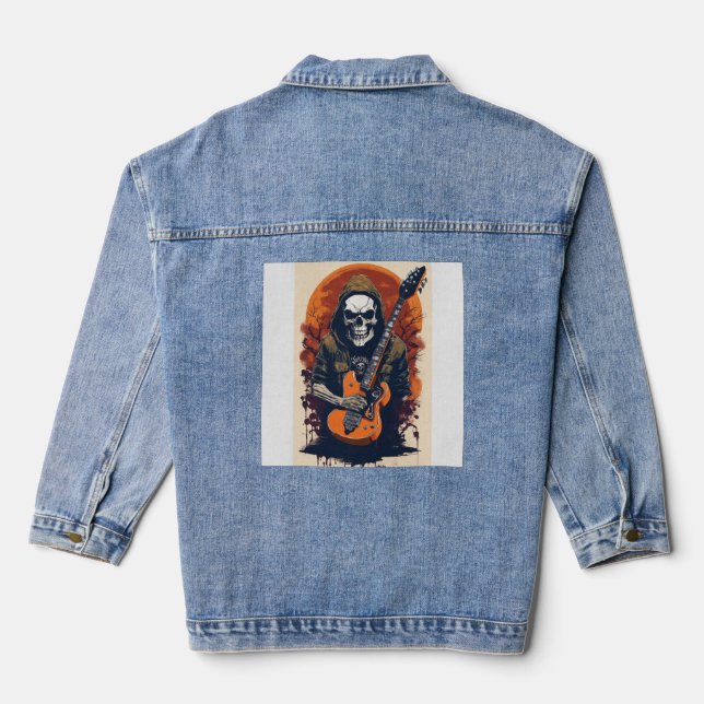 Baby t-shirt ka best dejine denim jacket (Back)