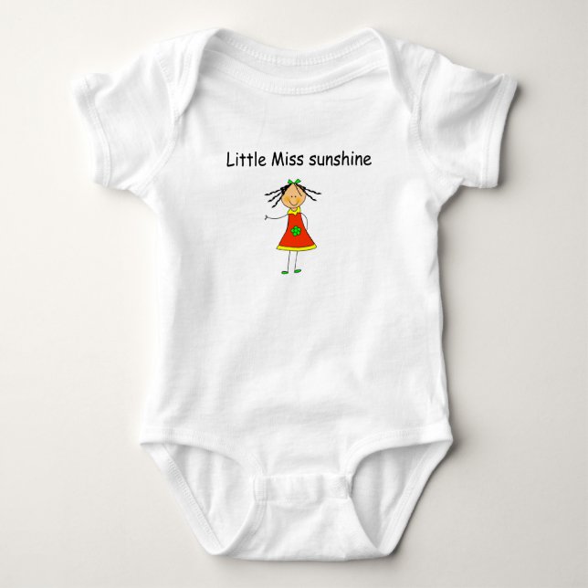 Baby T-shirt "Little Miss sunshine" Bodysuit (Front)