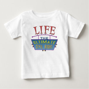 Baby t-shirt or one-piece.