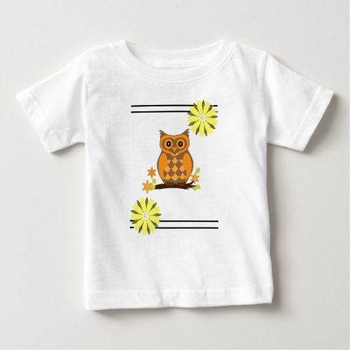 Baby T_Shirt Owl