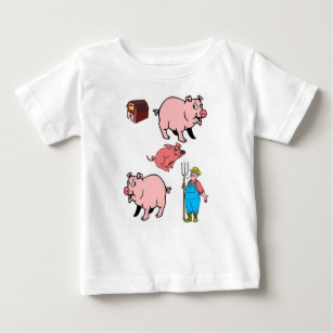 Baby T-Shirt Pig