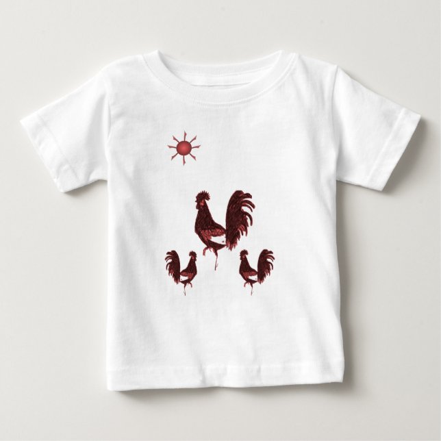 Baby T-Shirt Rooster (Front)