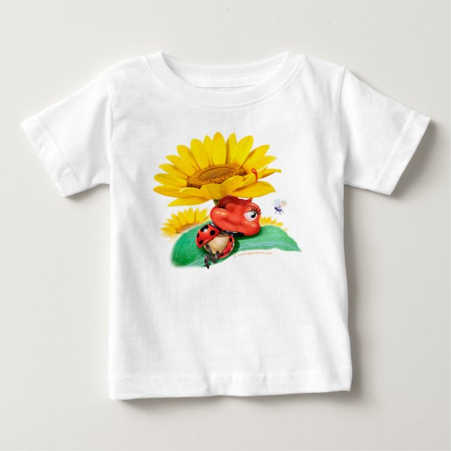 Baby T shirt Sleepy Ladybug / Sleepy Ladybird (Front)
