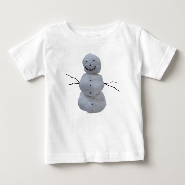 Baby T-Shirt – Snowman (Front)