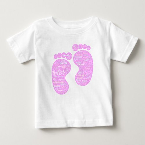 Baby T_shirt with a Word Cloud