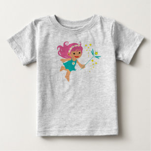Baby t-shirt with fairy girl