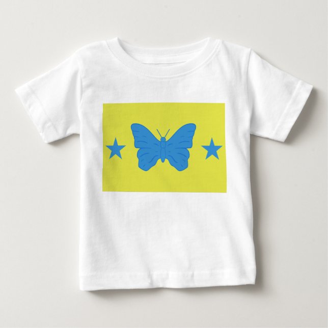 Baby T-Shirt with Flag of Bady Bassit, Brazil (Front)