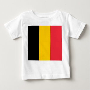 Baby T-Shirt with Flag of Belgium