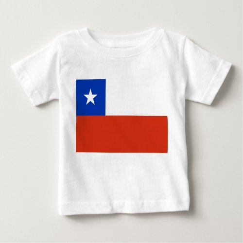 Baby T_Shirt with Flag of Chile