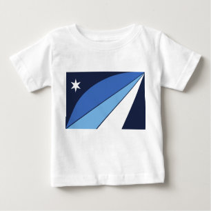 Baby T-Shirt with Flag of Columbia, SC