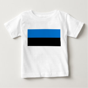 Baby T-Shirt with Flag of Estonia