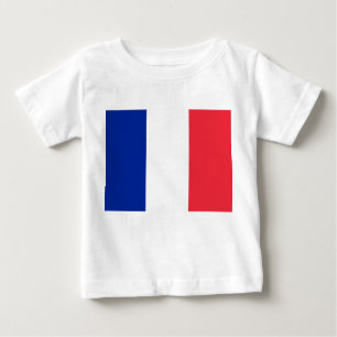 Baby T-Shirt with Flag of France