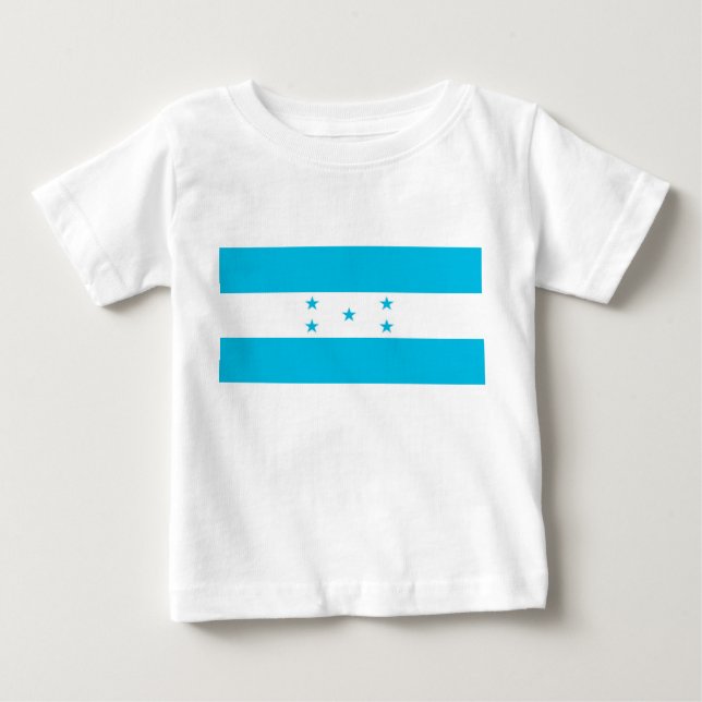 Baby T-Shirt with Flag of Honduras (Front)