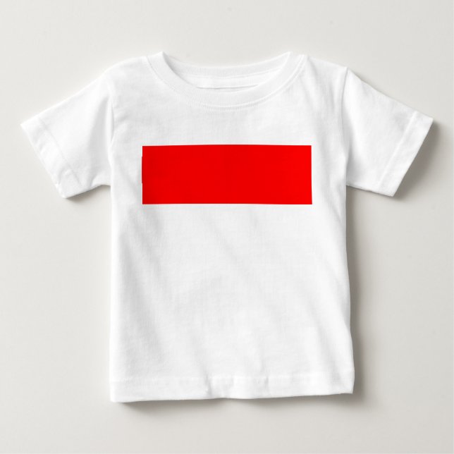 Baby T-Shirt with Flag of Indonesia (Front)