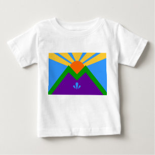 Baby T-Shirt with Flag of Manitou Springs