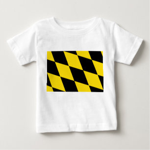 Baby T-Shirt with Flag of Munich, Germany