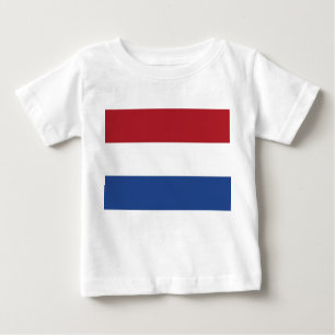 Baby T-Shirt with Flag of Netherlands
