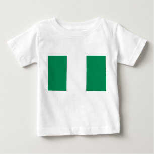 Baby T-Shirt with Flag of Nigeria