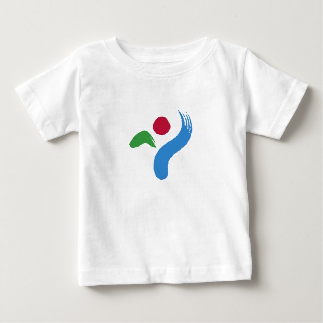 Baby T-Shirt with Flag of Seoul (Front)