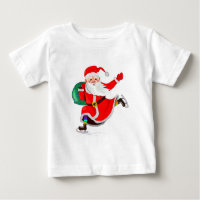 Baby T-shirt with Santa Claus - Christmas