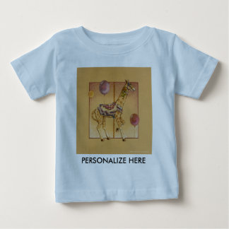 Baby T-shirts - Carousel Giraffe