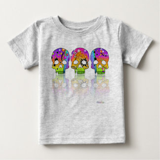 Baby T-shirts Creepers - POP ART SKULLS