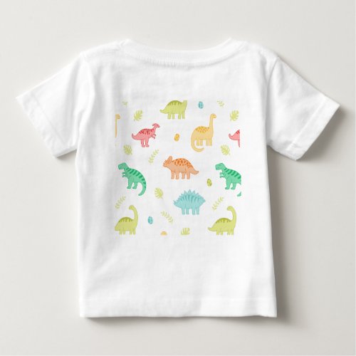 Baby t_shirts with dinosaur themes