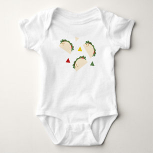 Baby Taco Party Personalized Fiesta Tacos Bodysuit