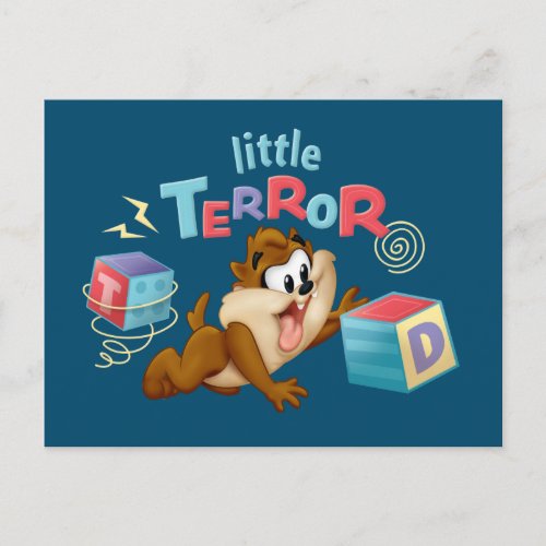 Baby Taz  Little Terror Invitation Postcard