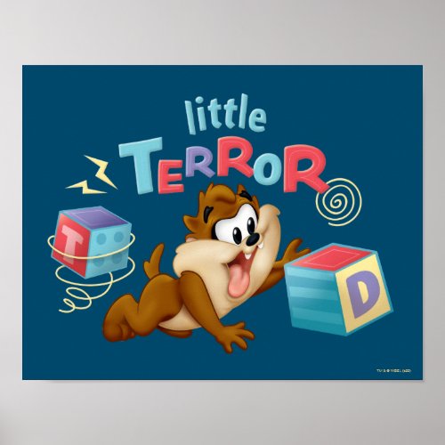 Baby Taz  Little Terror Poster