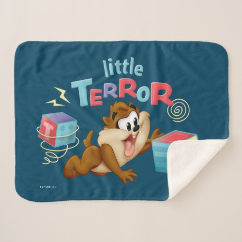 Baby TAZ  Little Terror Sherpa Blanket