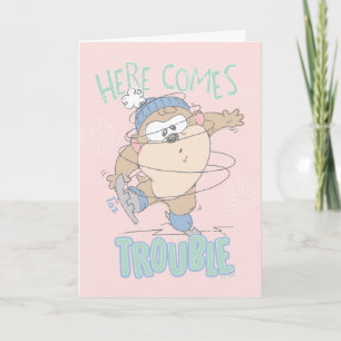 Baby TAZ™ Winter Ice Skating Card