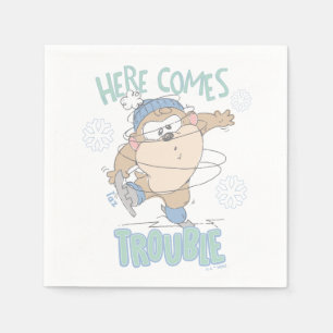Baby TAZ™ Winter Ice Skating Napkins