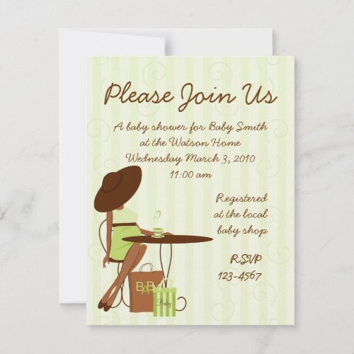 Baby Tea Personalized Invitation
