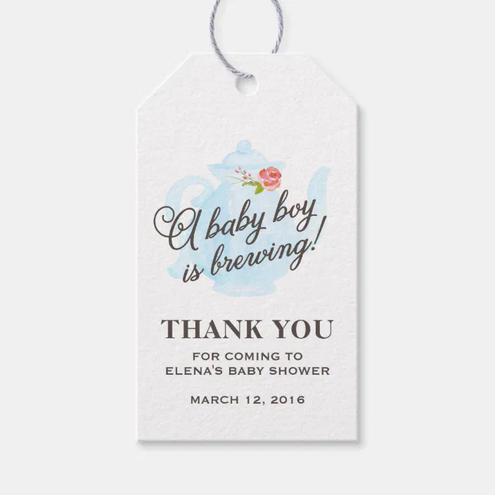 15 Personalized Thank You Tag Favor Tag Baby Shower Tag Party Tags Baptism Tags. 
