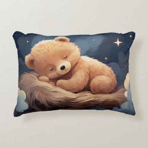 Baby Teddy Bear Dreamland Pillow
