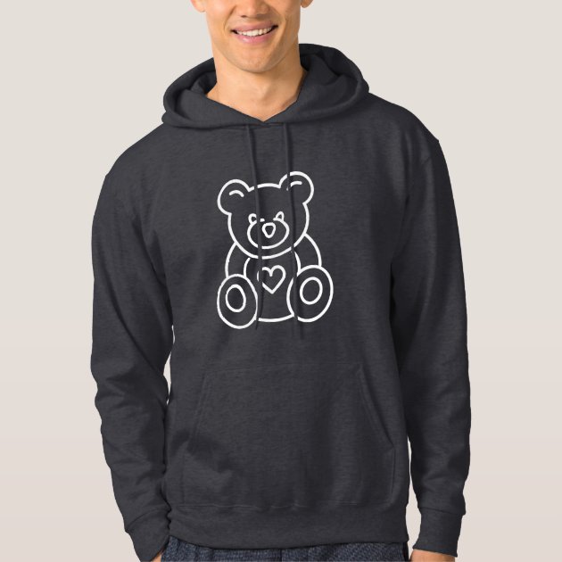 Teddy bear graphic discount hoodie