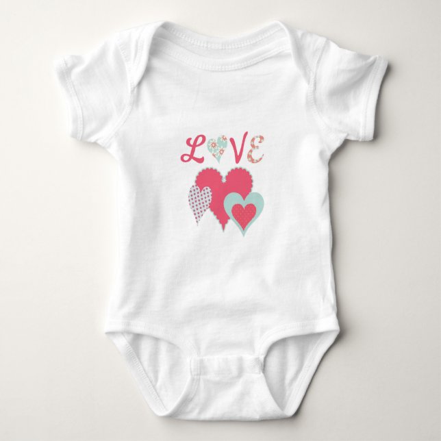 Baby Tee with hearts (Front)