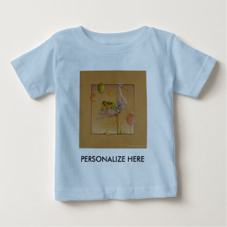 Baby Tees - Carousel Stork