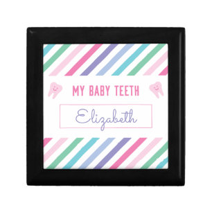Baby Teeth Keepsake Girl Gift Box