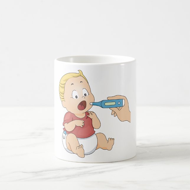 Baby Temperature Check Pediatric Health  Coffee Mug (Creator Uploaded)