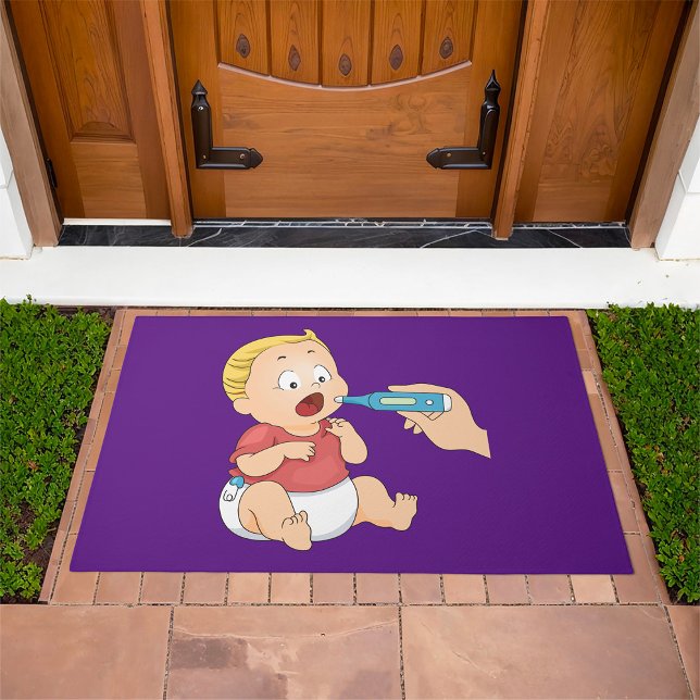 Baby Temperature Check Pediatric Health  Doormat (Creator Uploaded)
