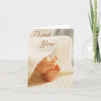 Baby Thank You Card by photoinspiration at Zazzle